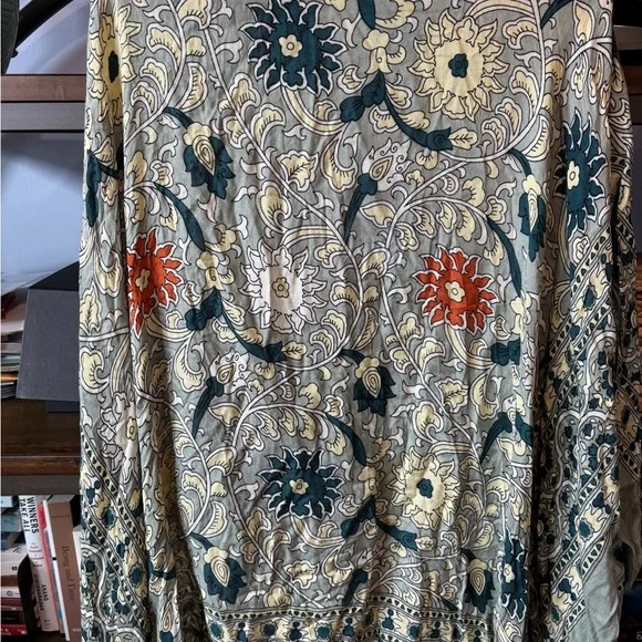 Free People Women’s Duster Wrap Cardigan One Size - Floral - Multicolor - Picture 5 of 5